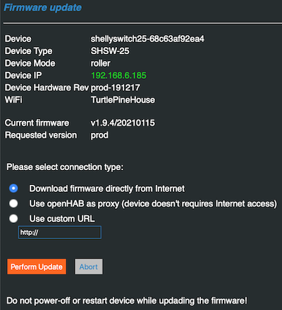 Firmware Upgrade Process