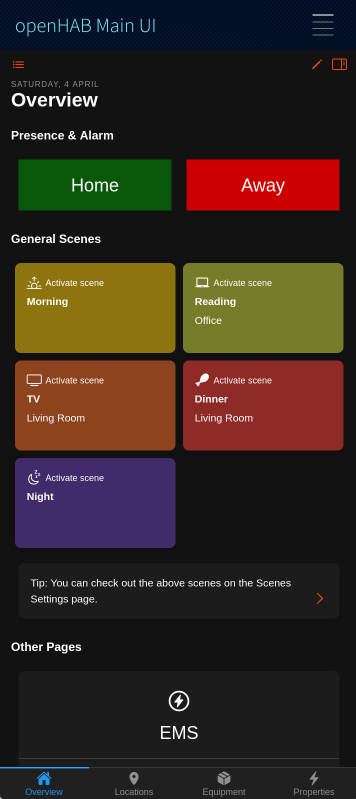Main UI