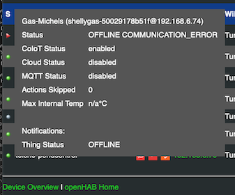 Device Status Overview
